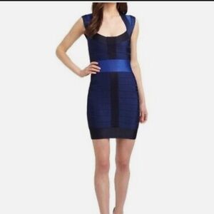 French Connection navy blue bodycon dress size 6 NWT
